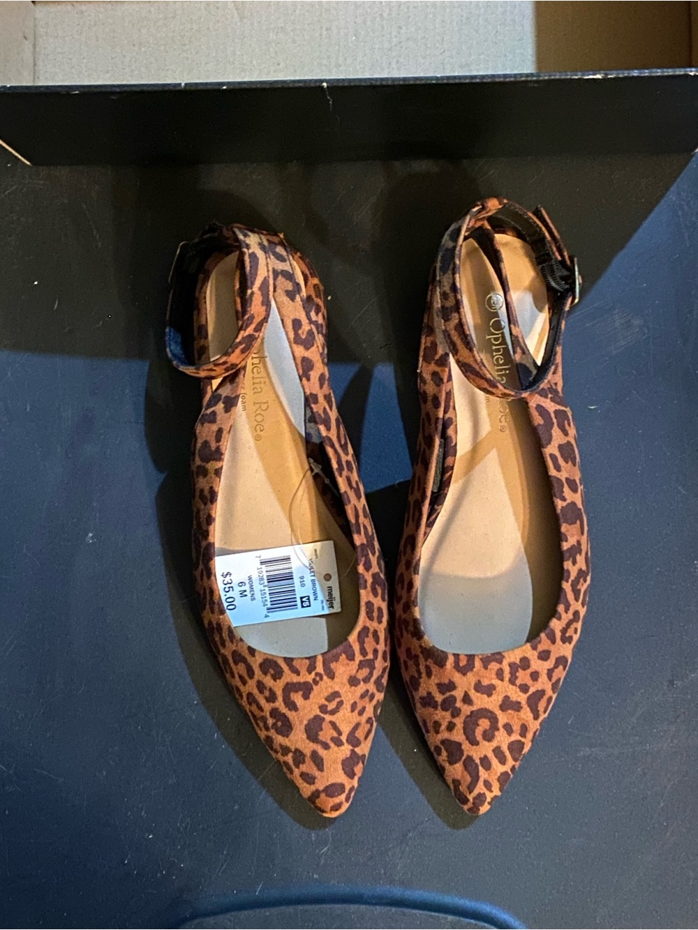 Ophelia roe size 6 women’s shoes cheetah pattern  new with tags $35